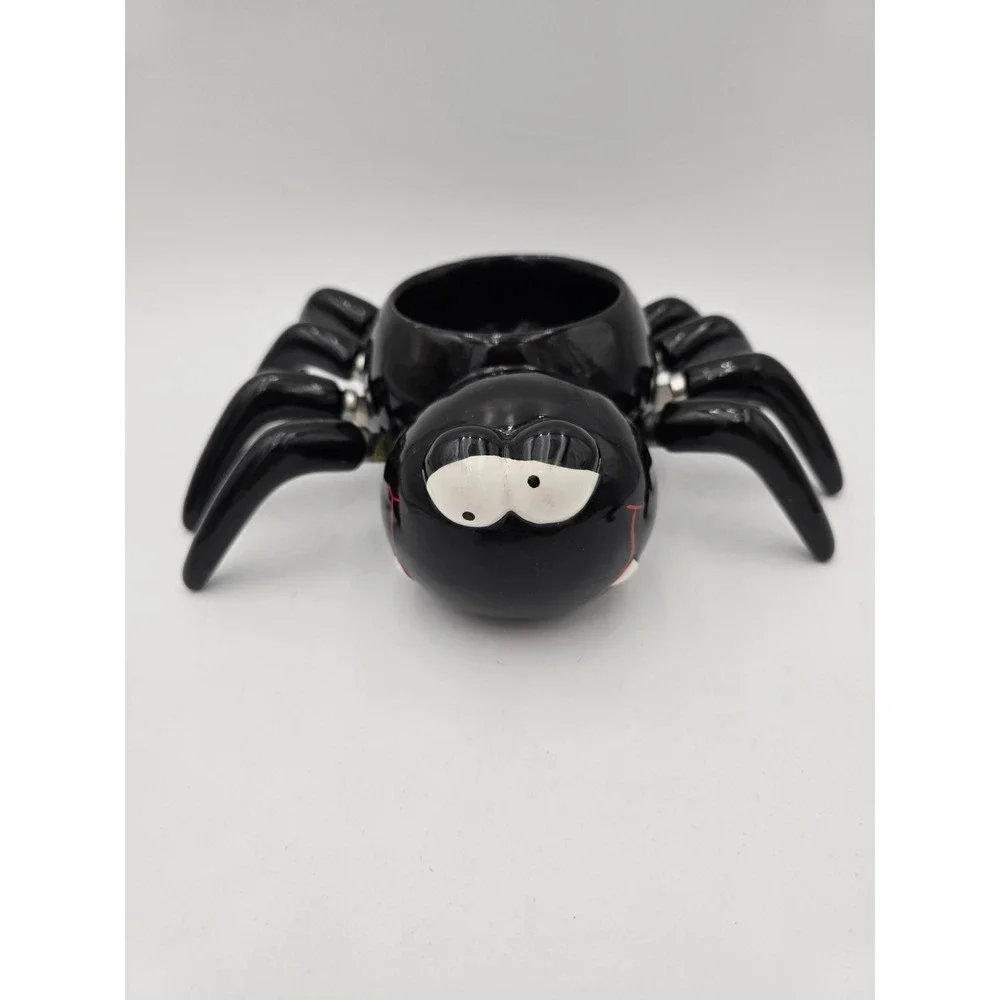 Halloween Spider Bowl With Cheese Spreader Legs Ganz Table Party Decor